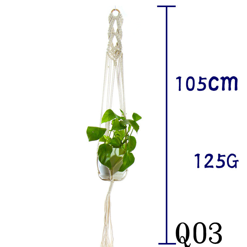 Flower Pot Cotton Rope Indoor Plant Hanger