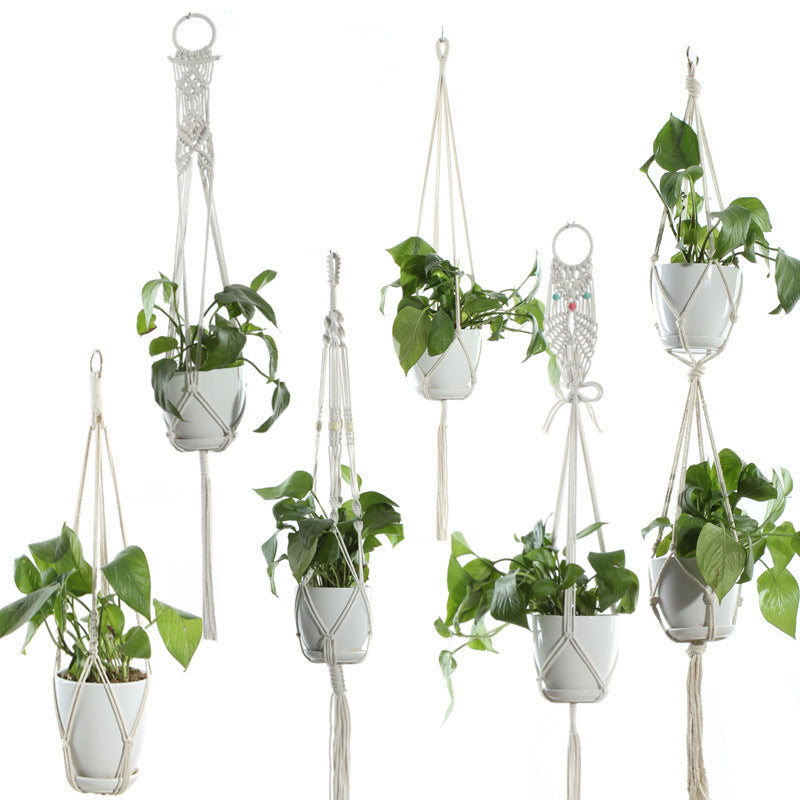 Flower Pot Cotton Rope Indoor Plant Hanger