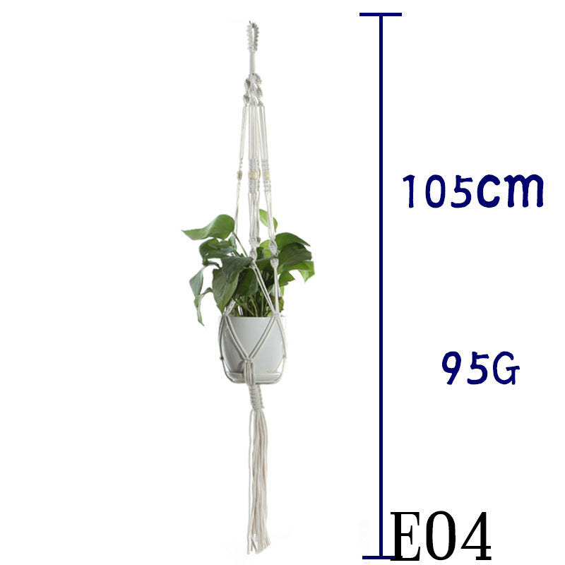 Flower Pot Cotton Rope Indoor Plant Hanger