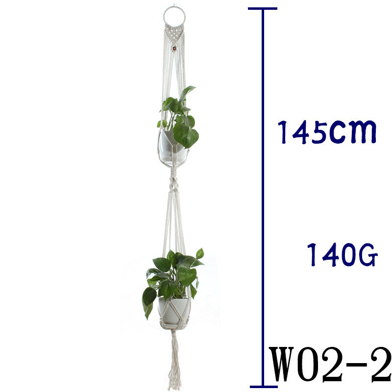 Flower Pot Cotton Rope Indoor Plant Hanger
