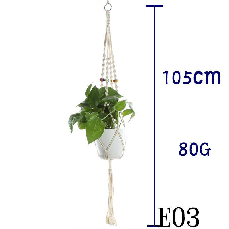 Flower Pot Cotton Rope Indoor Plant Hanger