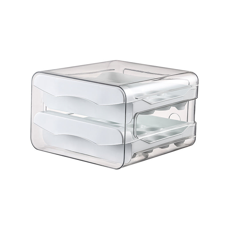 Double Layered Stackable Kitchen Egg Box