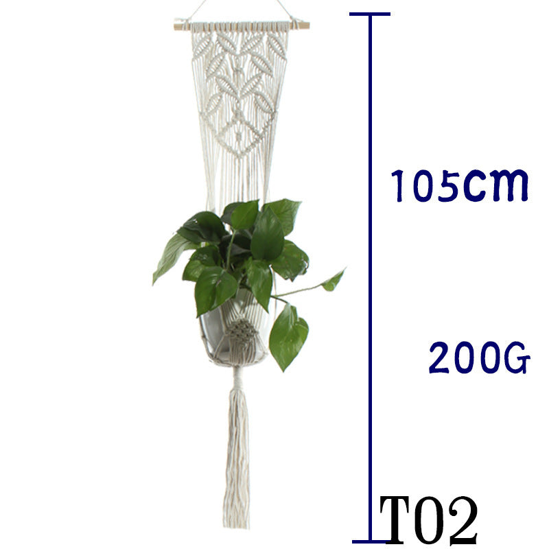 Flower Pot Cotton Rope Indoor Plant Hanger