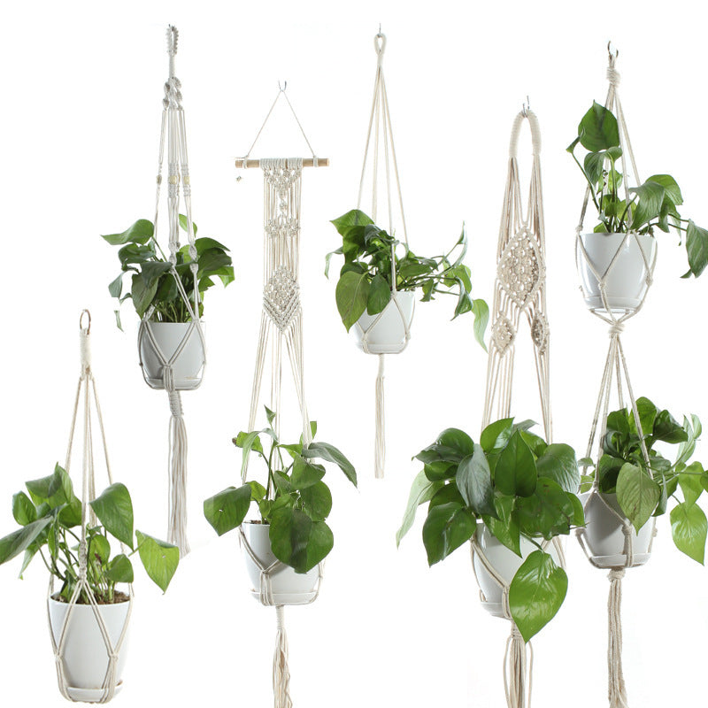 Flower Pot Cotton Rope Indoor Plant Hanger