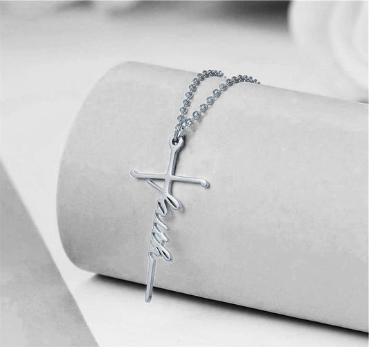 Faith Cross Necklace Pendant