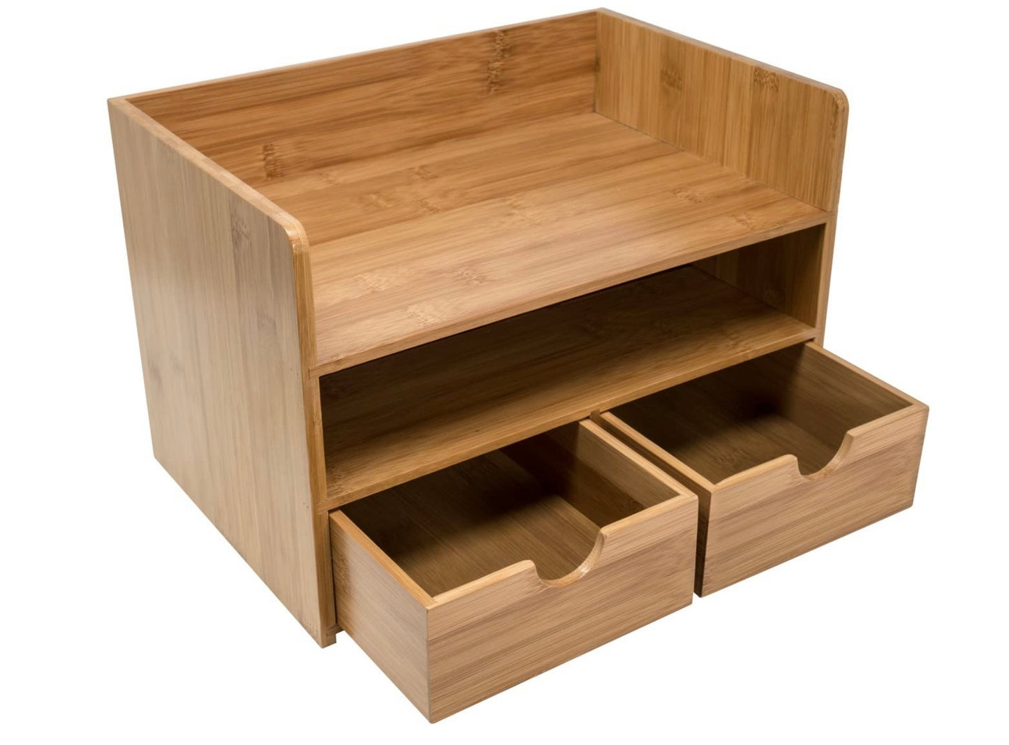 3-Tier Bamboo Shelf Organizer