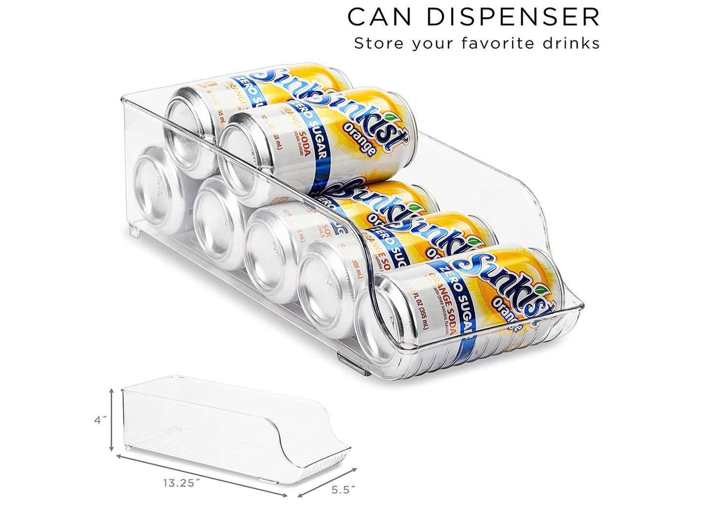 Fridge Bins and Freezer Organizer Set