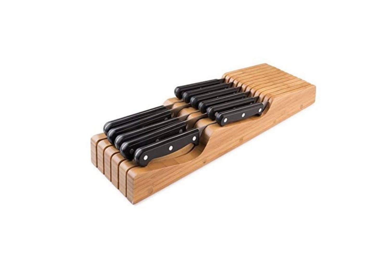 In Drawer Knife Block - Bamboo