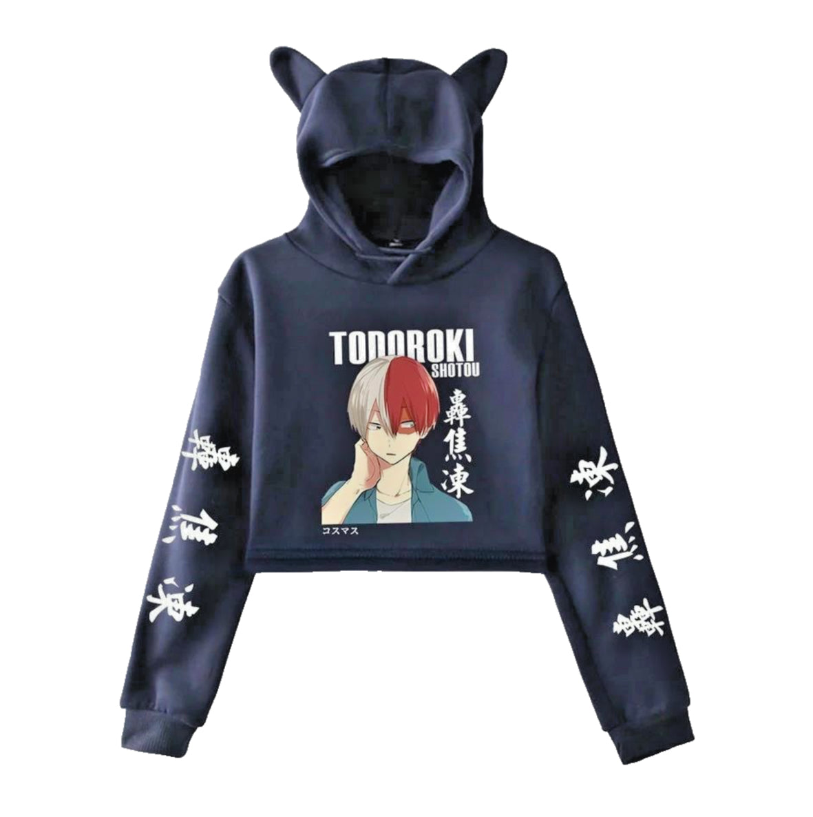 My Hero Academia Cat Cropped Hoodie