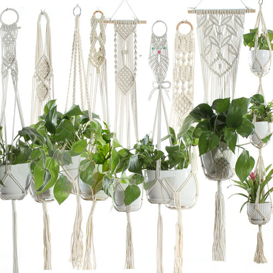 Flower Pot Cotton Rope Indoor Plant Hanger