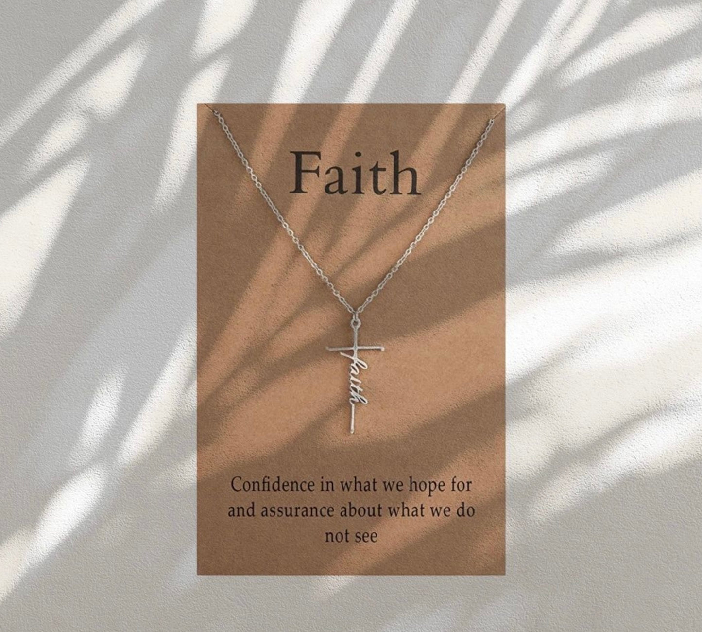Faith Cross Necklace Pendant