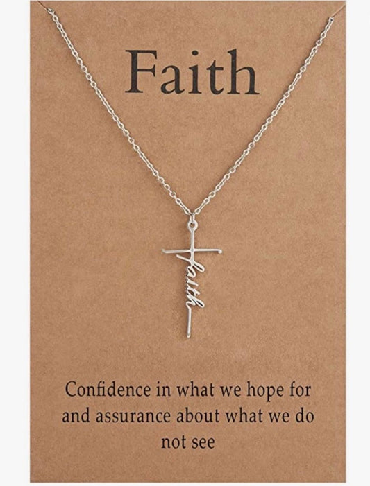 Faith Cross Necklace Pendant