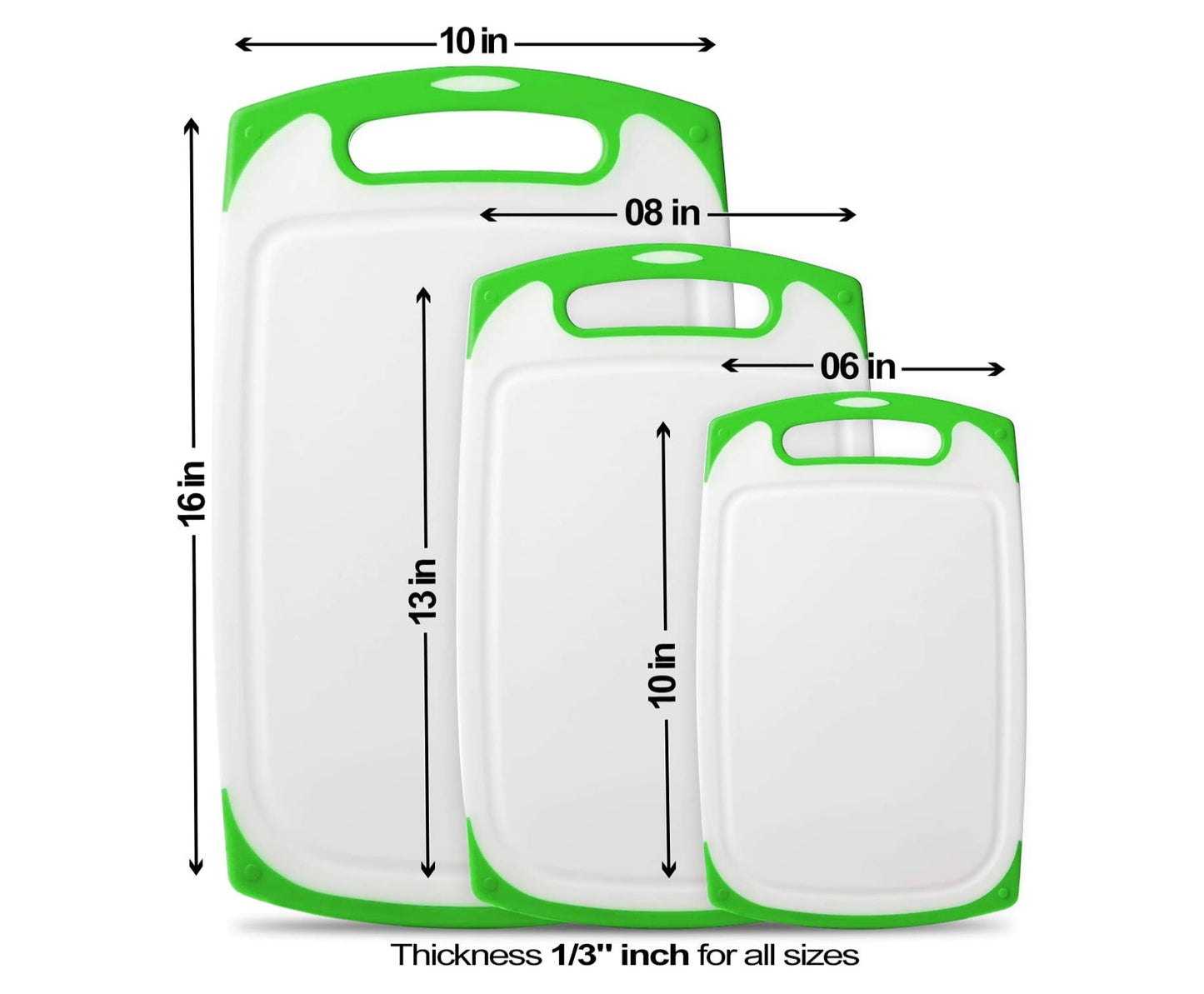 Kitchen Plastic Cutting Board Set