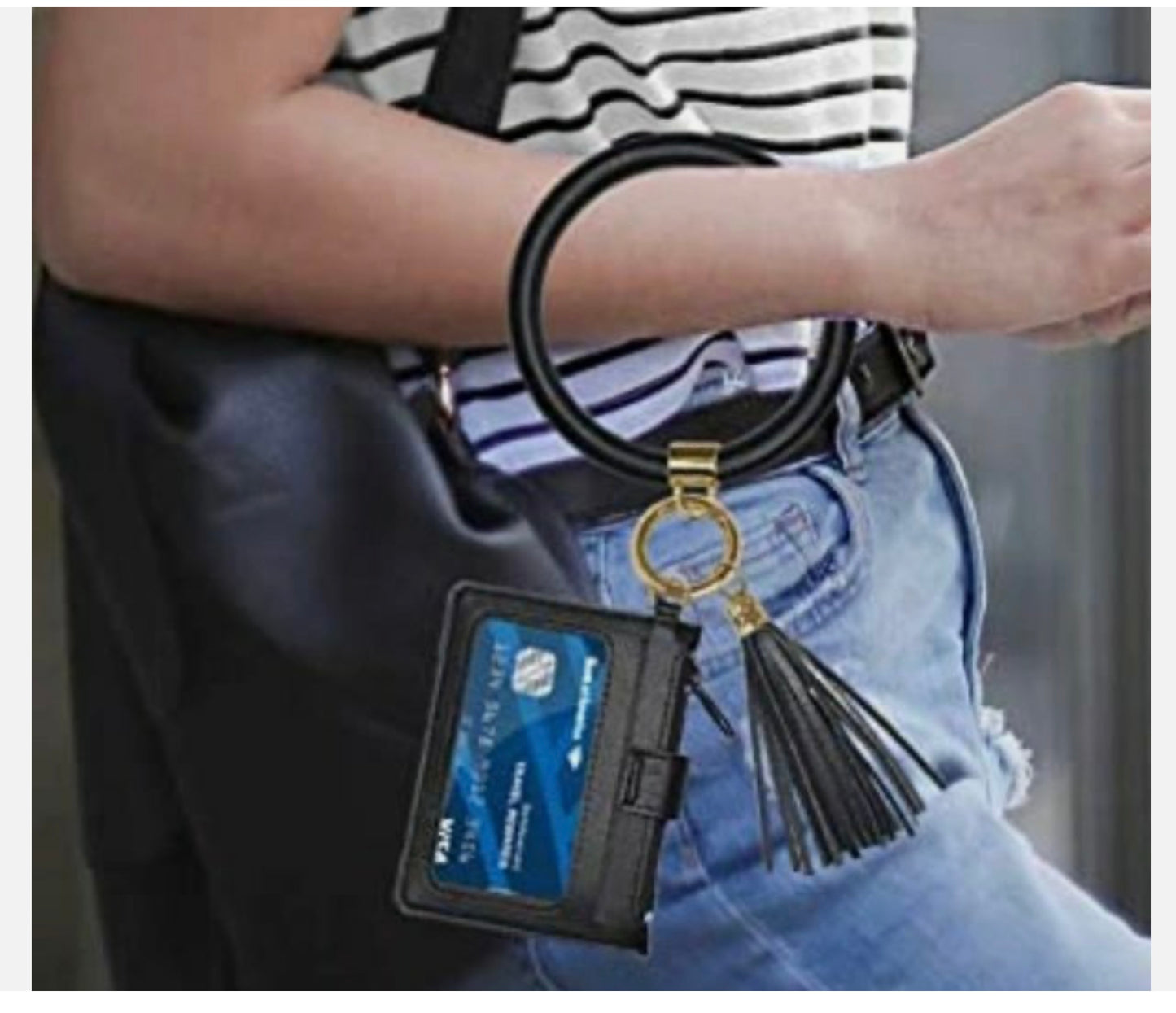 Keychain Bracelet with Wallet