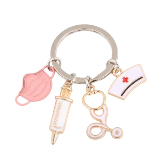 Doctor- Nurse Keychain