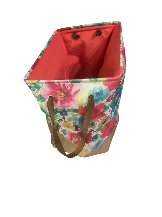 The Pioneer Woman Breezy Blossom Canvas Hamper With Handles
