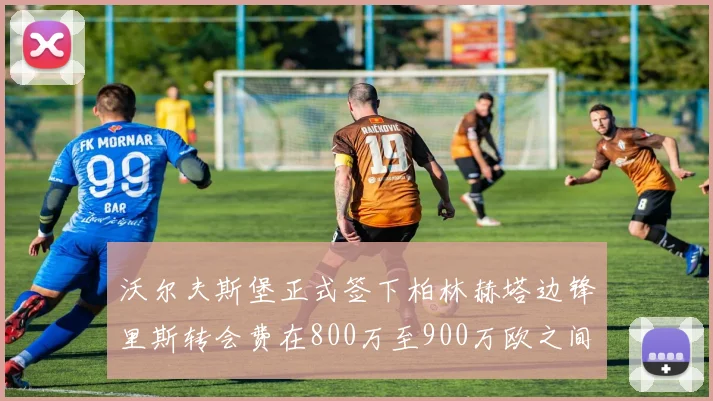沃尔夫斯堡正式签下柏林赫塔边锋里斯转会费在800万至900万欧之间